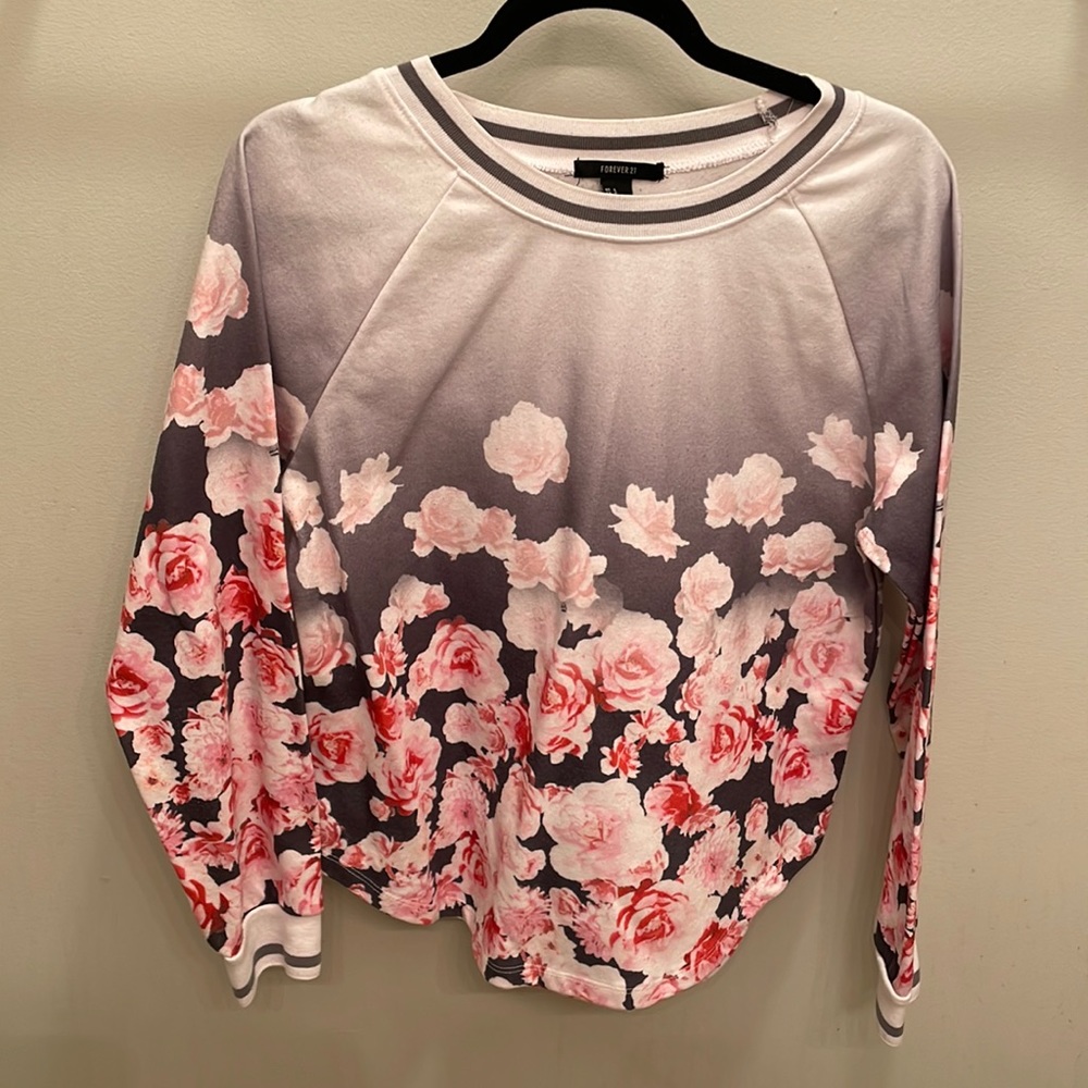 Forever 21 Flower Hoodie
